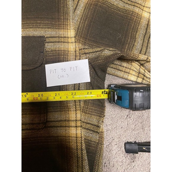 Vintage Field & Stream Shirt Button Down Heavy Warm Flannel Size L - Picture 4 of 6